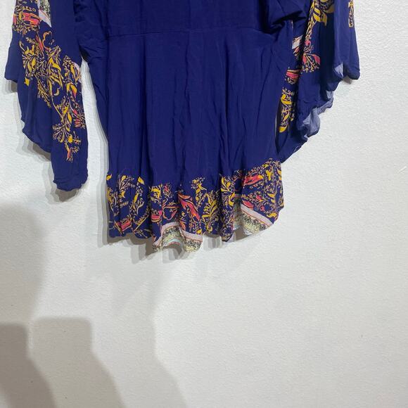 Free People Sunset Dreams Printed Tunic Sz XS - Picture 5 of 13
